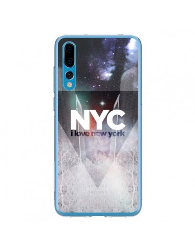 Coque Huawei P20 Pro I Love New York City Bleu - Javier Martinez