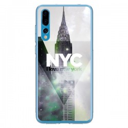 Coque Huawei P20 Pro I Love New York City Gris Violet...