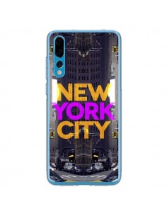 Coque Huawei P20 Pro New York City Orange Violet - Javier...
