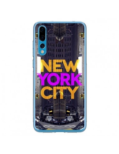 Coque Huawei P20 Pro New York City Orange Violet - Javier Martinez