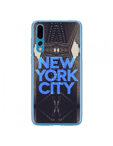 Coque Huawei P20 Pro New York City Bleu - Javier Martinez