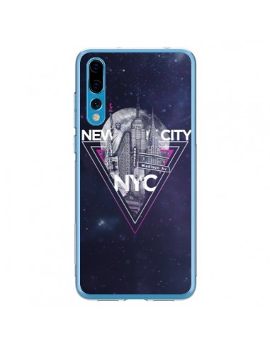 Coque Huawei P20 Pro New York City Triangle Rose - Javier Martinez