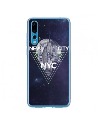 Coque Huawei P20 Pro New York City Triangle Vert - Javier Martinez