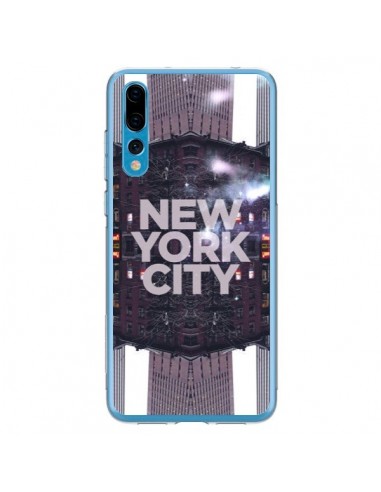 Coque Huawei P20 Pro New York City Violet - Javier Martinez