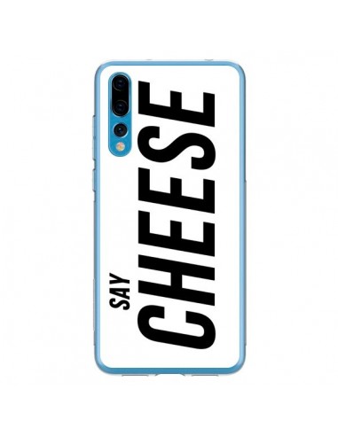 Coque Huawei P20 Pro Say Cheese Smile Blanc - Jonathan Perez