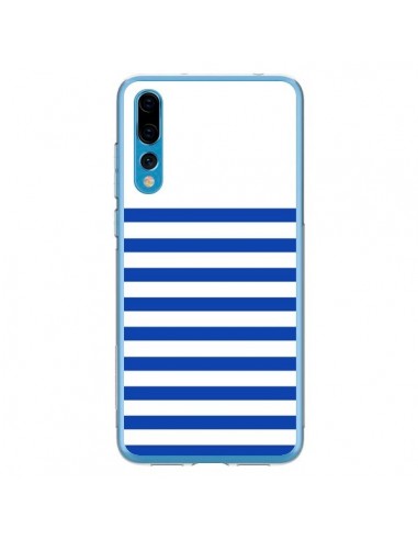 Coque Huawei P20 Pro Mariniere Bleu - Jonathan Perez