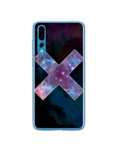 Coque Huawei P20 Pro Nebula Cross Croix Galaxie -...