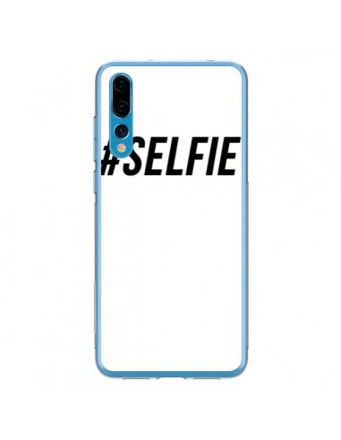 Coque Huawei P20 Pro Hashtag Selfie Noir Vertical - Jonathan Perez