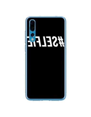 Coque Huawei P20 Pro Hashtag Selfie Blanc Inversé - Jonathan Perez