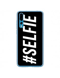 Coque Huawei P20 Pro Hashtag Selfie Noir Horizontal -...