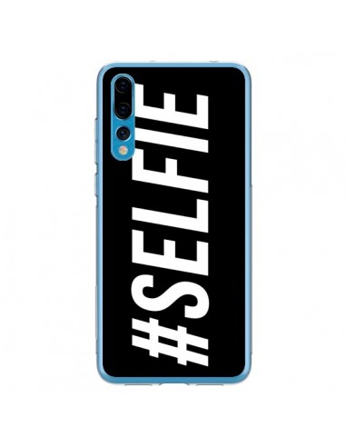 Coque Huawei P20 Pro Hashtag Selfie Noir Horizontal - Jonathan Perez