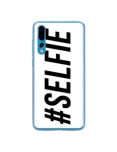 Coque Huawei P20 Pro Hashtag Selfie Blanc Horizontal -...