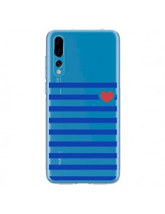 Coque Huawei P20 Pro Mariniere Coeur Love Transparente -...