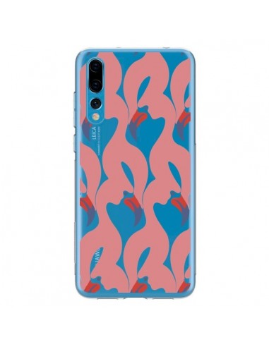 Coque Huawei P20 Pro Flamant Rose Flamingo Transparente - Dricia Do