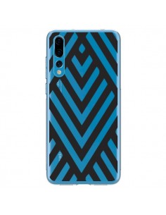 Coque Huawei P20 Pro Geometric Azteque Noir Transparente...