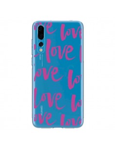 Coque Huawei P20 Pro Love Love Love Amour Transparente -...