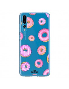 Coque Huawei P20 Pro Pink Donuts Rose Transparente -...