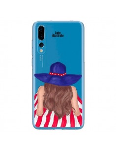 Coque Huawei P20 Pro Beah Girl Fille Plage Transparente -...