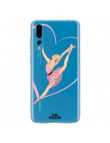 Coque Huawei P20 Pro Ballerina Jump In The Air Ballerine Danseuse Transparente - kateillustrate