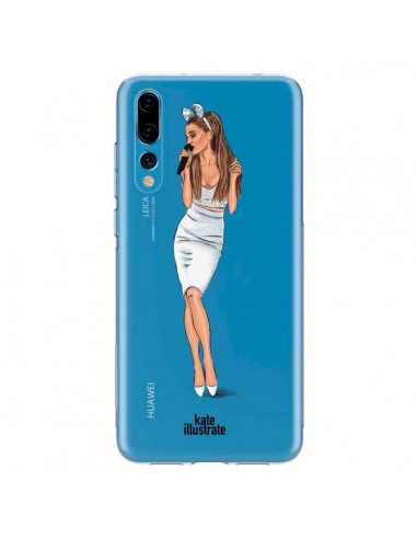Coque Huawei P20 Pro Ice Queen Ariana Grande Chanteuse Singer Transparente - kateillustrate