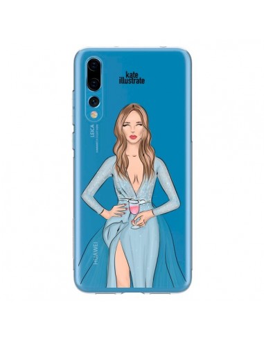 Coque Huawei P20 Pro Cheers Diner Gala Champagne Transparente - kateillustrate