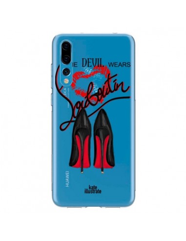 Coque Huawei P20 Pro The Devil Wears Shoes Demon Chaussures Transparente - kateillustrate