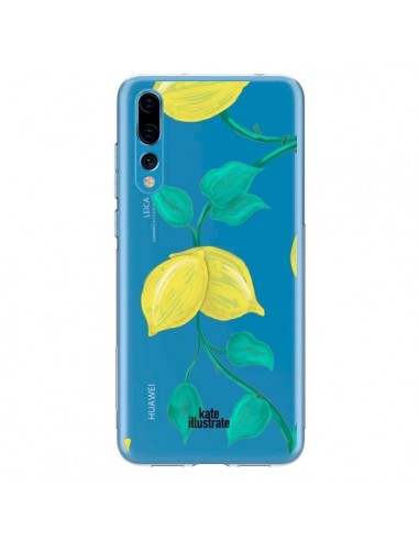 Coque Huawei P20 Pro Lemons Citrons Transparente - kateillustrate