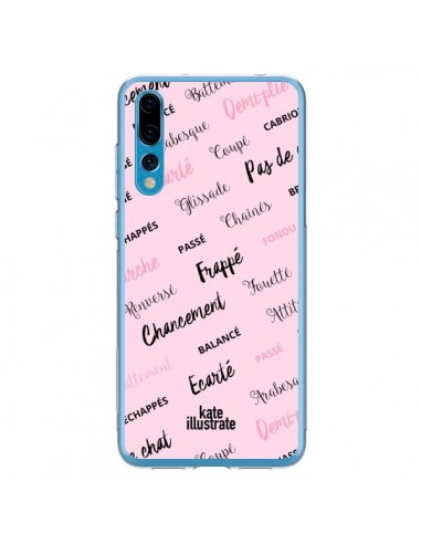 Coque Huawei P20 Pro Ballerina Ballerine Mots - kateillustrate