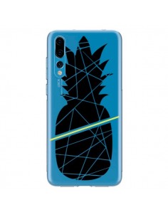 Coque Huawei P20 Pro Ananas Noir Transparente -...