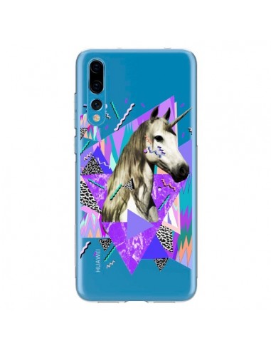 Coque Huawei P20 Pro Licorne Unicorn Azteque Transparente - Kris Tate