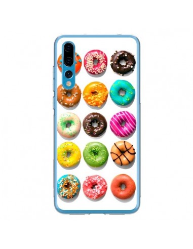 Coque Huawei P20 Pro Donuts Multicolore Chocolat Vanille - Laetitia