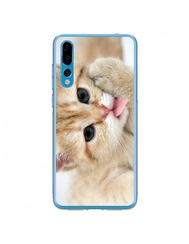 Coque Huawei P20 Pro Chat Cat Tongue - Laetitia