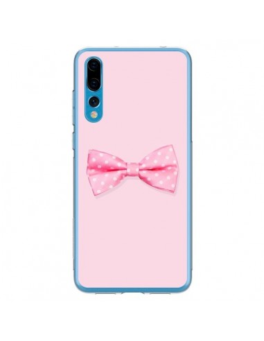 Coque Huawei P20 Pro Noeud Papillon Rose Girly Bow Tie - Laetitia
