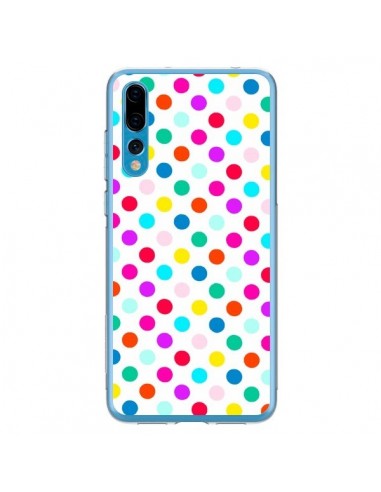 Coque Huawei P20 Pro Pois Multicolores - Laetitia