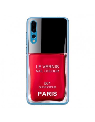 Coque Huawei P20 Pro Vernis Paris Suspicious Rouge - Laetitia