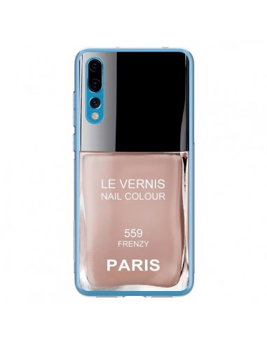 Coque Huawei P20 Pro Vernis Paris Frenzy Beige - Laetitia