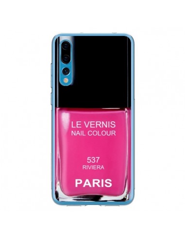 Coque Huawei P20 Pro Vernis Paris Riviera Rose - Laetitia