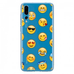Coque Huawei P20 Pro Smiley Emoticone Emoji Transparente...