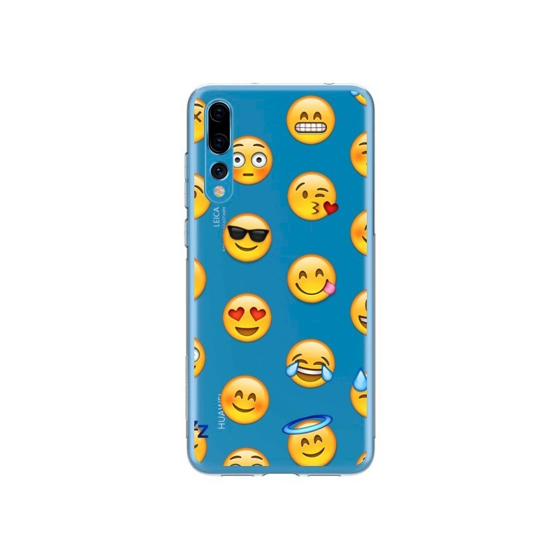 Coque Huawei P20 Pro Smiley Emoticone Emoji Transparente - Laetitia
