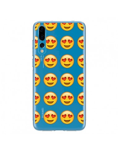 Coque Huawei P20 Pro Love Amoureux Smiley Emoticone Emoji Transparente - Laetitia