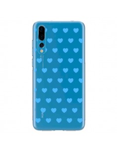 Coque Huawei P20 Pro Coeur Heart Love Amour Bleu...