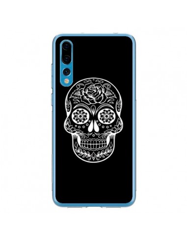 Coque Huawei P20 Pro Tête de Mort Mexicaine Blanche - Laetitia