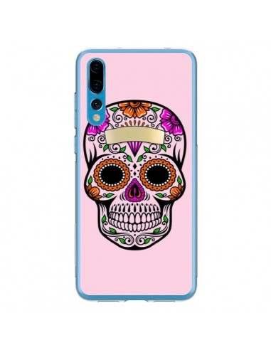 Coque Huawei P20 Pro Tête de Mort Mexicaine Rose Multicolore - Laetitia