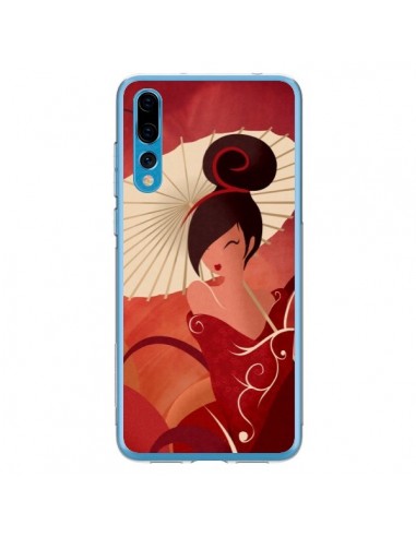 Coque Huawei P20 Pro Sakura Asian Geisha - LouJah