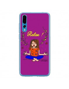 Coque Huawei P20 Pro Fille Relax Zen Yoga - Leellouebrigitte