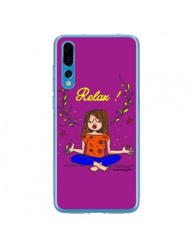 Coque Huawei P20 Pro Fille Relax Zen Yoga - Leellouebrigitte