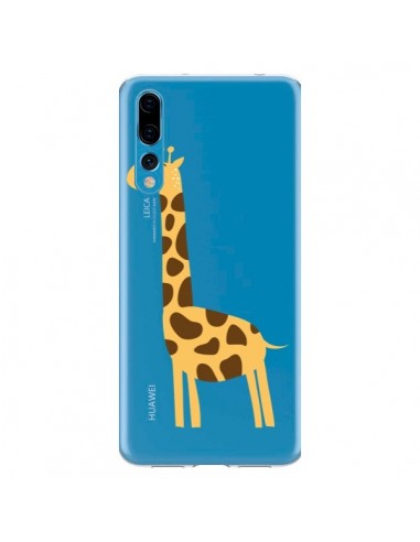 Coque Huawei P20 Pro Girafe Giraffe Animal Savane Transparente - Petit Griffin