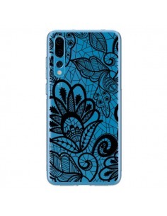 Coque Huawei P20 Pro Lace Fleur Flower Noir Transparente...