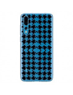 Coque Huawei P20 Pro Vichy Carre Noir Transparente -...