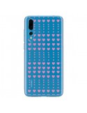 Coque Huawei P20 Pro Coeurs Heart Love Amour Rose Transparente - Petit Griffin